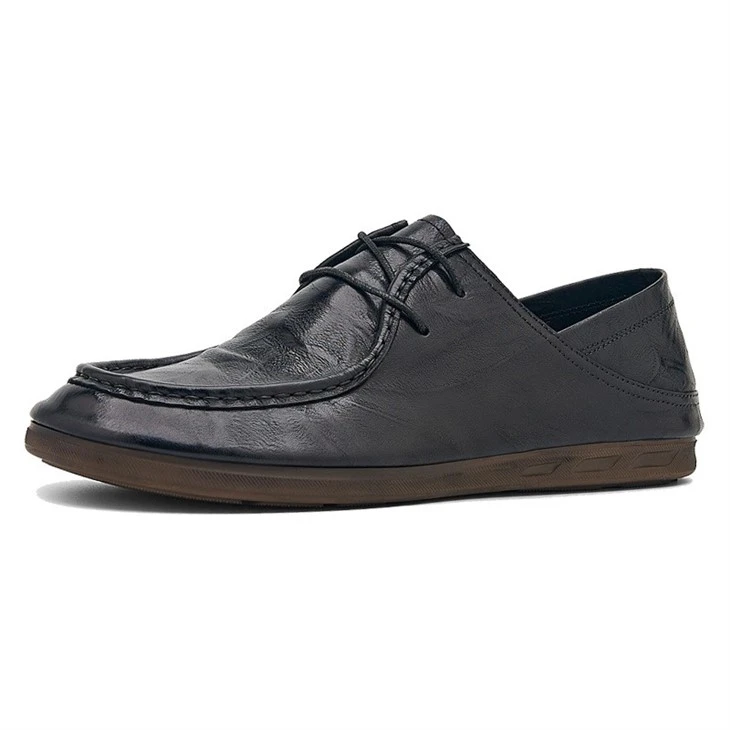 British Stylish Men's Dress Shoes Anti-Slippery Leather high quality