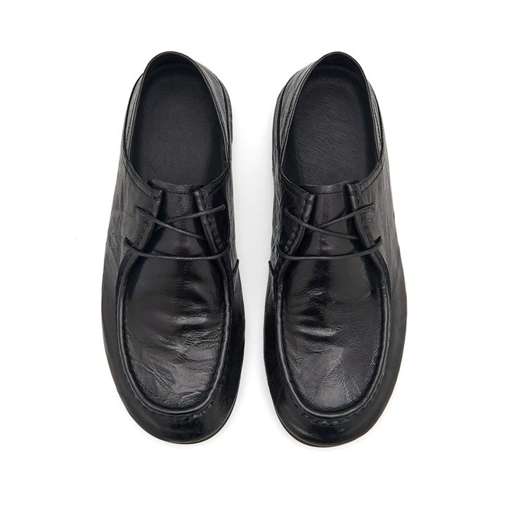 British Stylish Men's Dress Shoes Anti-Slippery Leather factory